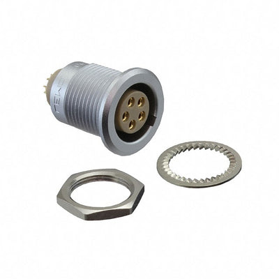 EGG.2B.305.CLL by LEMO - CONNECTOR RECPT FMALE 5P GOLD SLDR CUP