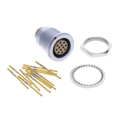EGG.2B.312.CYM by LEMO - CONNECTOR RECPT FMALE 12POS GOLD CRIMP