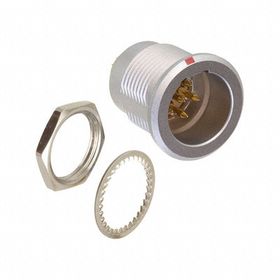 EGJ.2B.306.CLA by LEMO - CONNECTOR RECPT MALE 6P GOLD SLDR CUP