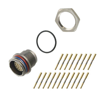 EGN.2M.319.XLM by LEMO - CONNECTOR RECPT FMALE 19POS GOLD CRIMP