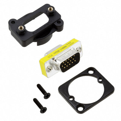 EHHD15MFB by Switchcraft Inc. - CONNECTOR DSUB ADAPTER HD15F HD15M