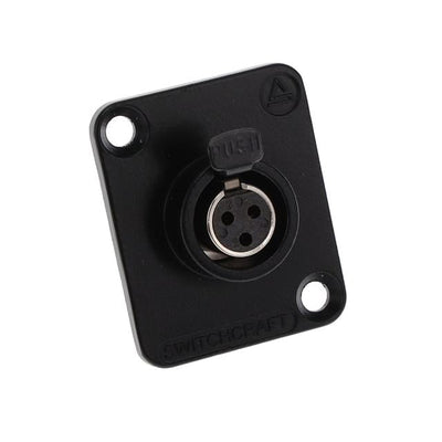 EHT3FB by Switchcraft Inc. - CONNECTOR PLUG FMALE MINI XLR 3P SLDR
