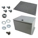 EJ1086 by Hammond Manufacturing - BOX STEEL GRAY 10""L X 8""W