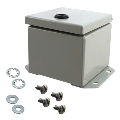 EJ443 by Hammond Manufacturing - BOX STEEL GRAY 4""L X 4""W
