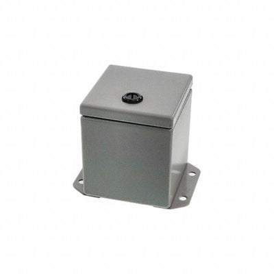 EJ444 by Hammond Manufacturing - BOX STEEL GRAY 4""L X 4""W