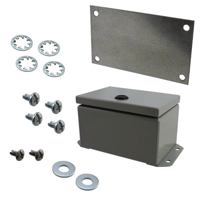 EJ643 by Hammond Manufacturing - BOX STEEL GRAY 6""L X 4""W