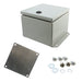 EJ664 by Hammond Manufacturing - BOX STEEL GRAY 6""L X 6""W