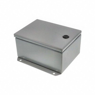 EJ683 by Hammond Manufacturing - BOX STEEL GRAY 6""L X 8""W