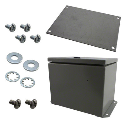 EJ866 by Hammond Manufacturing - BOX STEEL GRAY 8""L X 6""W