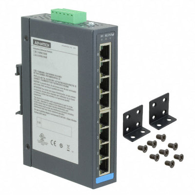 EKI-2528-BE by Advantech Corp - NETWORK SWITCH-UNMANAGED 8 PORT
