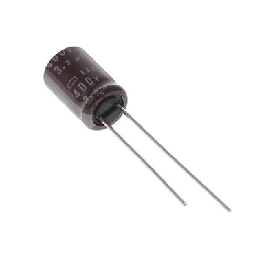 EKXE401ELL3R3MHB5D by Chemi-Con - ALUMIN CAP 3.3UF 20% 400V RAD TH
