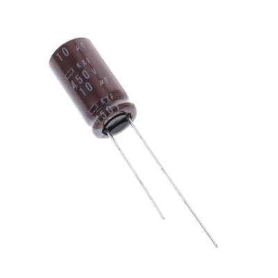 EKXF451ELL100MJ20S by Chemi-Con - ALUMIN CAP 10UF 20% 450V RADIAL TH