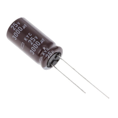 EKYC250ELL302MK25S by Chemi-Con - ALUMIN CAP 3000UF 20% 25V RADIAL