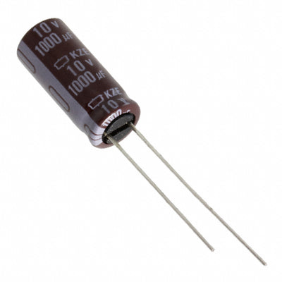 EKZE100ELL102MH20D by United Chemi-Con - ALUMIN CAP 1000UF 20% 10V RADIAL