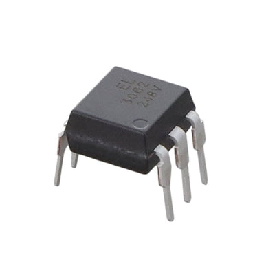 EL3062-V by Everlight Electronics Co Ltd - OPTOISOLATOR 5KV TRIAC 6DIP