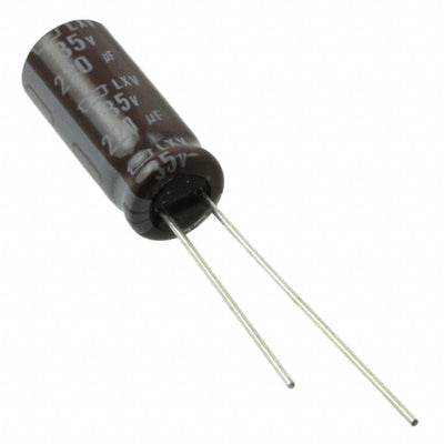 ELXV350ELL221MH20D by Chemi-Con - ALUMIN CAP 220UF 20% 35V RADIAL