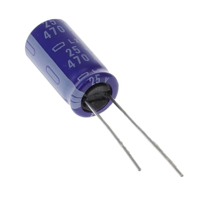 ELXY250ETD471MJ20S by Chemi-Con - ALUMIN CAP 470UF 20% 25V RADIAL