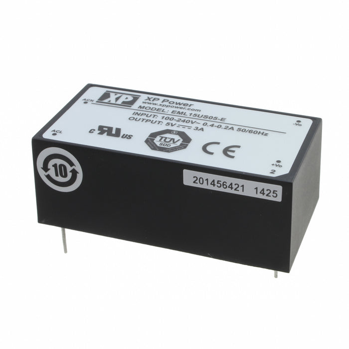 EML15US48-E by XP Power - AC/DC CONVERTER 48V 15W