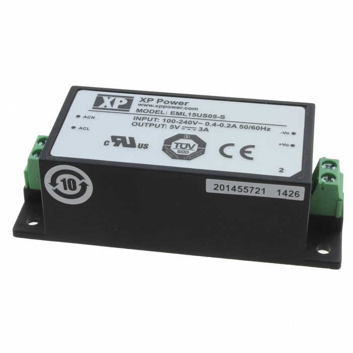 EML15US05-S by XP Power - AC/DC CONVERTER 5V 15W