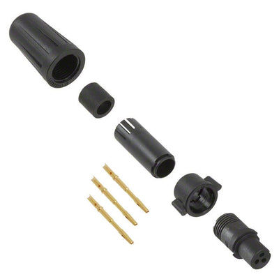 EN2C3F20G2W by Switchcraft Inc. - CONNECTOR PLUG FMALE 3POS GOLD CRIMP