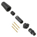 EN2C3F20G2W by Switchcraft Inc. - CONNECTOR PLUG FMALE 3POS GOLD CRIMP