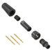 EN2C3M20G3 by Switchcraft Inc. - CONNECTOR PLUG MALE 3POS GOLD CRIMP