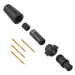 EN2C4F22G1W by Switchcraft Inc. - CONNECTOR PLUG FMALE 4POS GOLD CRIMP