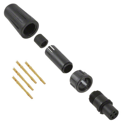 EN2C4F22G2 by Switchcraft Inc. - CONNECTOR PLUG FMALE 4POS GOLD CRIMP