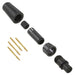 EN2C4F22G2 by Switchcraft Inc. - CONNECTOR PLUG FMALE 4POS GOLD CRIMP