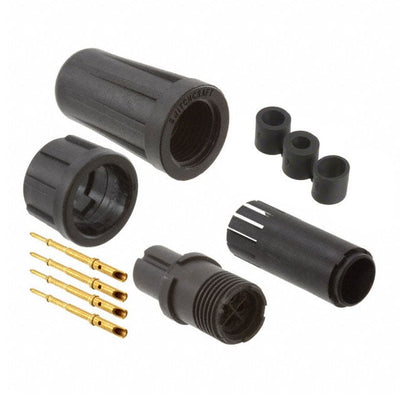 EN2C4M22DC by Switchcraft Inc. - CONNECTOR PLUG MALE 4POS GOLD CRIMP