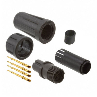 EN2C4M22G2 by Switchcraft Inc. - CONNECTOR PLUG MALE 4POS GOLD CRIMP