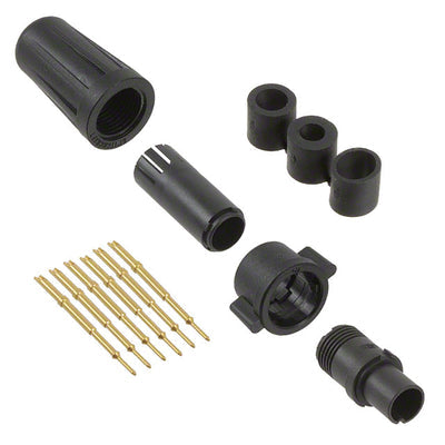 EN2C6M26DCW by Switchcraft Inc. - CONNECTOR PLUG MALE 6POS GOLD CRIMP