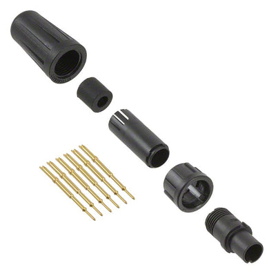 EN2C6M26G1 by Switchcraft Inc. - CONNECTOR PLUG MALE 6POS GOLD CRIMP