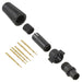 EN2C6M26G3W by Switchcraft Inc. - CONNECTOR PLUG MALE 6POS GOLD CRIMP