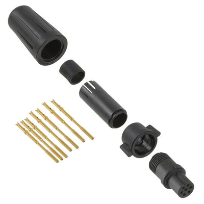 EN2C7F26G3W by Switchcraft Inc. - CONNECTOR PLUG FMALE 7POS GOLD CRIMP
