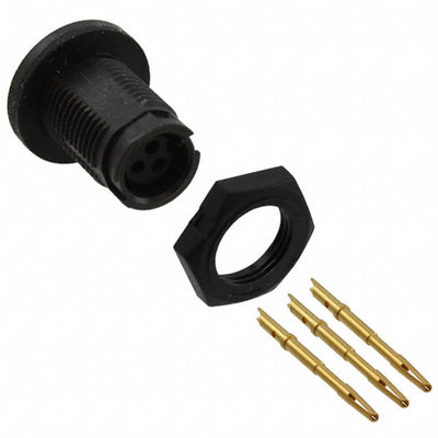 EN2P3F20 by Switchcraft Inc. - CONNECTOR RECPT FMALE 3POS GOLD CRIMP