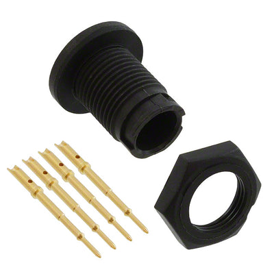 EN2P4M22K by Switchcraft Inc. - CONNECTOR RECPT MALE 4POS GOLD CRIMP