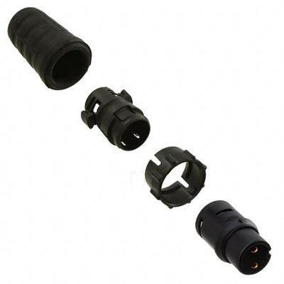 EN3C2F16X by Switchcraft Inc. - CONNECTOR PLUG FMALE 2P GOLD SLDR CUP