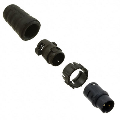 EN3C2M16X by Switchcraft Inc. - CONNECTOR PLUG MALE 2P GOLD SLDR CUP