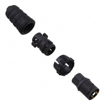 EN3C2MKX by Switchcraft Inc. - CONNECTOR PLUG MALE 2P GOLD SLDR CUP