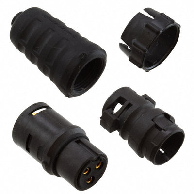 EN3C3F16X by Switchcraft Inc. - CONNECTOR PLUG FMALE 3P GOLD SLDR CUP