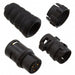 EN3C3F16X by Switchcraft Inc. - CONNECTOR PLUG FMALE 3P GOLD SLDR CUP