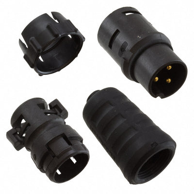 EN3C3M16X by Switchcraft Inc. - CONNECTOR PLUG MALE 3P GOLD SLDR CUP