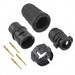 EN3C4MCX by Switchcraft Inc. - CONNECTOR PLUG MALE 4POS GOLD CRIMP
