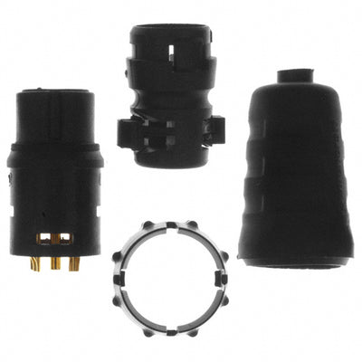 EN3C5FX by Switchcraft Inc. - CONNECTOR PLUG FMALE 5P GOLD SLDR CUP