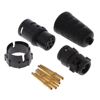 EN3C6FCX by Switchcraft Inc. - CONNECTOR PLUG FMALE 6POS GOLD CRIMP