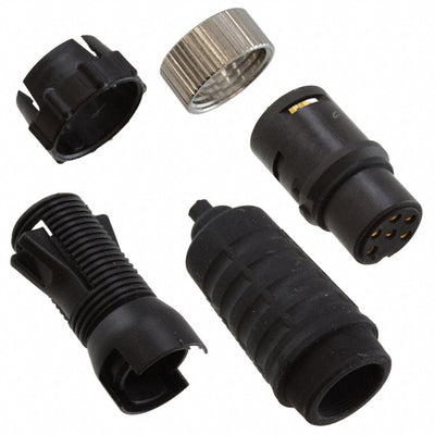 EN3C6FLX by Switchcraft Inc. - CONNECTOR PLUG FMALE 6P GOLD SLDR CUP