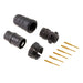 EN3C6MCX by Switchcraft Inc. - CONNECTOR PLUG MALE 6POS GOLD CRIMP