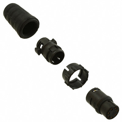 EN3C7FX by Switchcraft Inc. - CONNECTOR PLUG FMALE 7P GOLD SLDR CUP