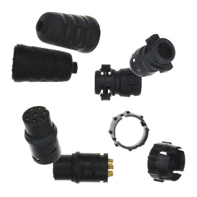 EN3C8FCX by Switchcraft Inc. - CONNECTOR PLUG FMALE 8POS GOLD CRIMP